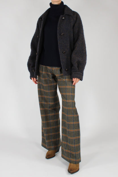 Bomber in Lana Mélange
