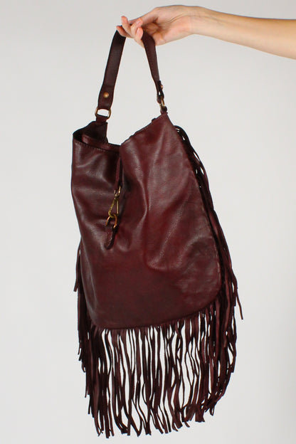 Borsa in Pelle con Frange