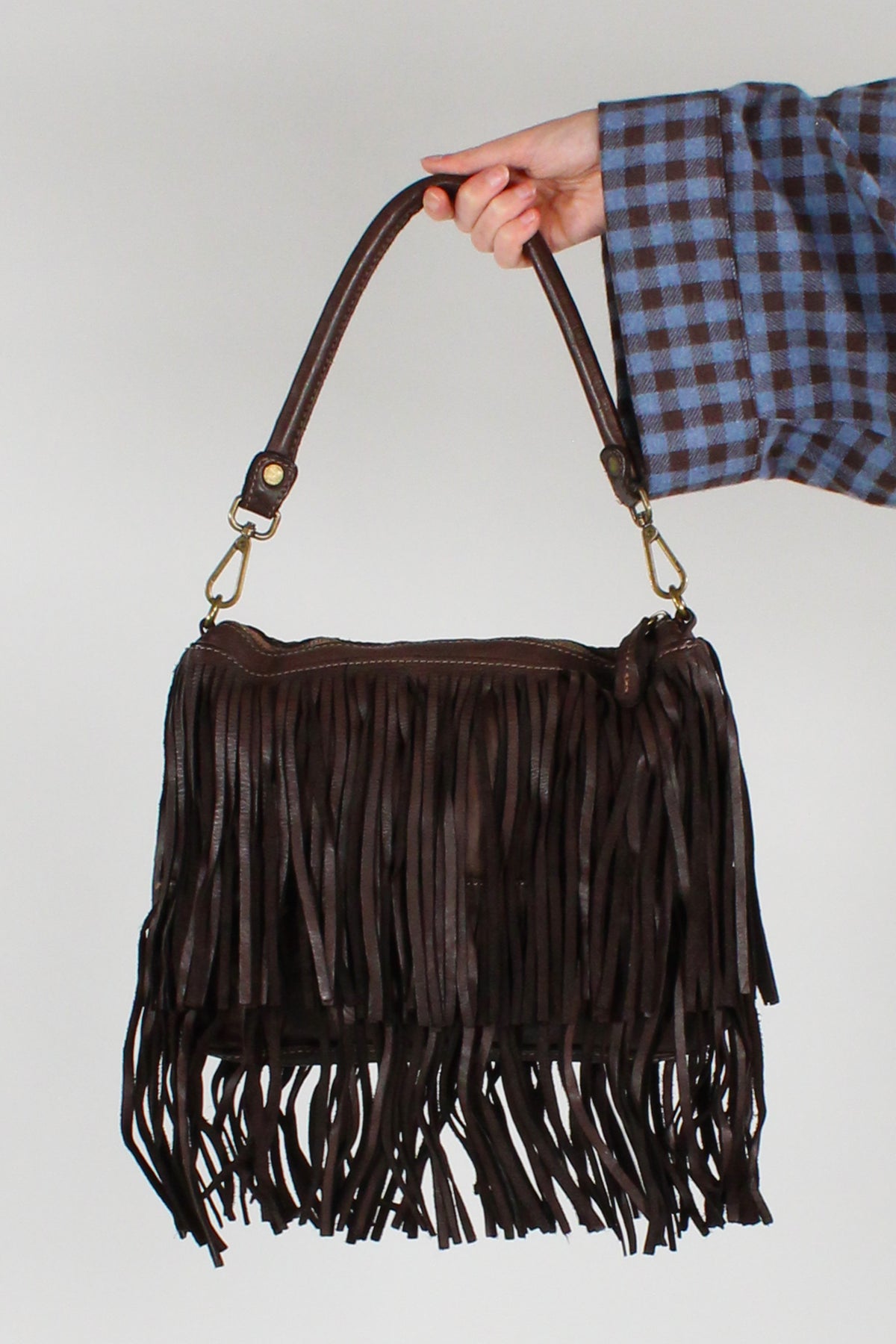 Borsa Rettangolare con Frange