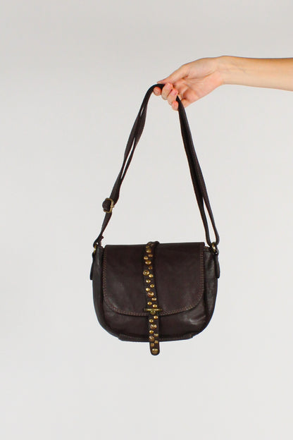 Borsa a Patta con Fascia con Borchie