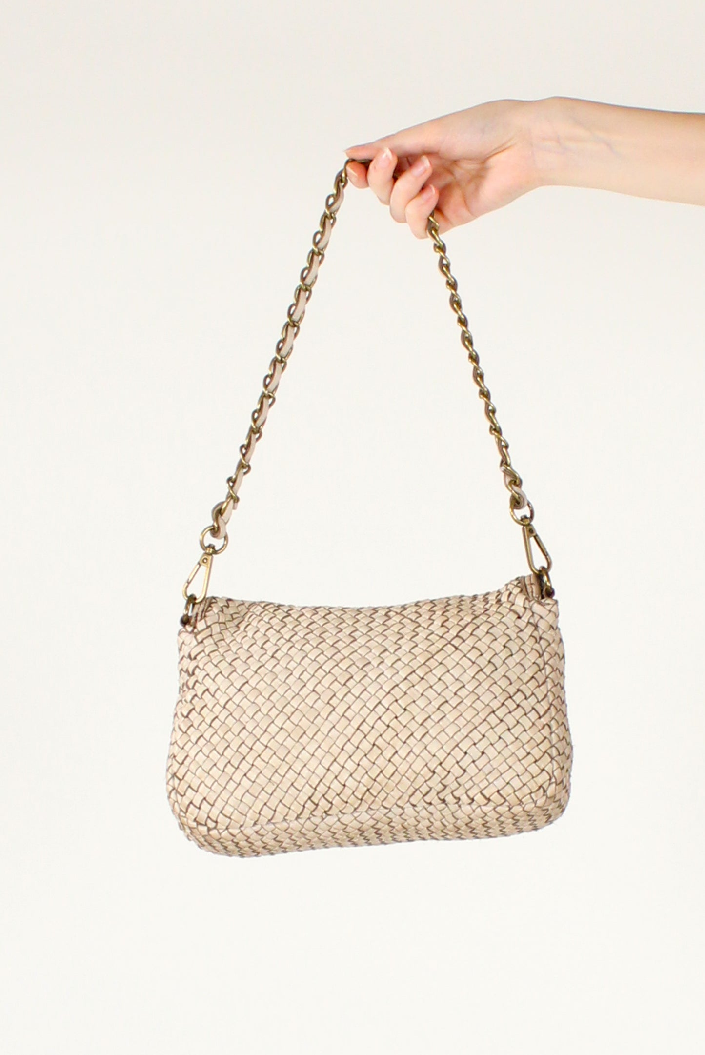 Borsetta in Pelle Intrecciata