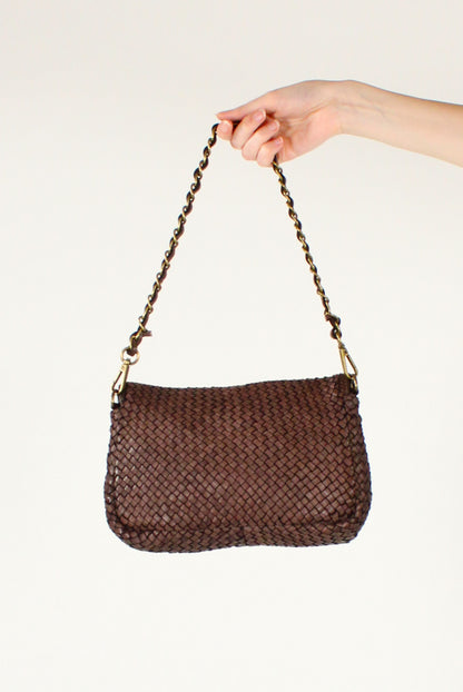 Borsetta in Pelle Intrecciata