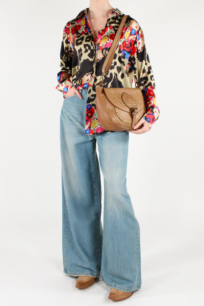 Camicia Fantasia Animalier Maniche Lunghe