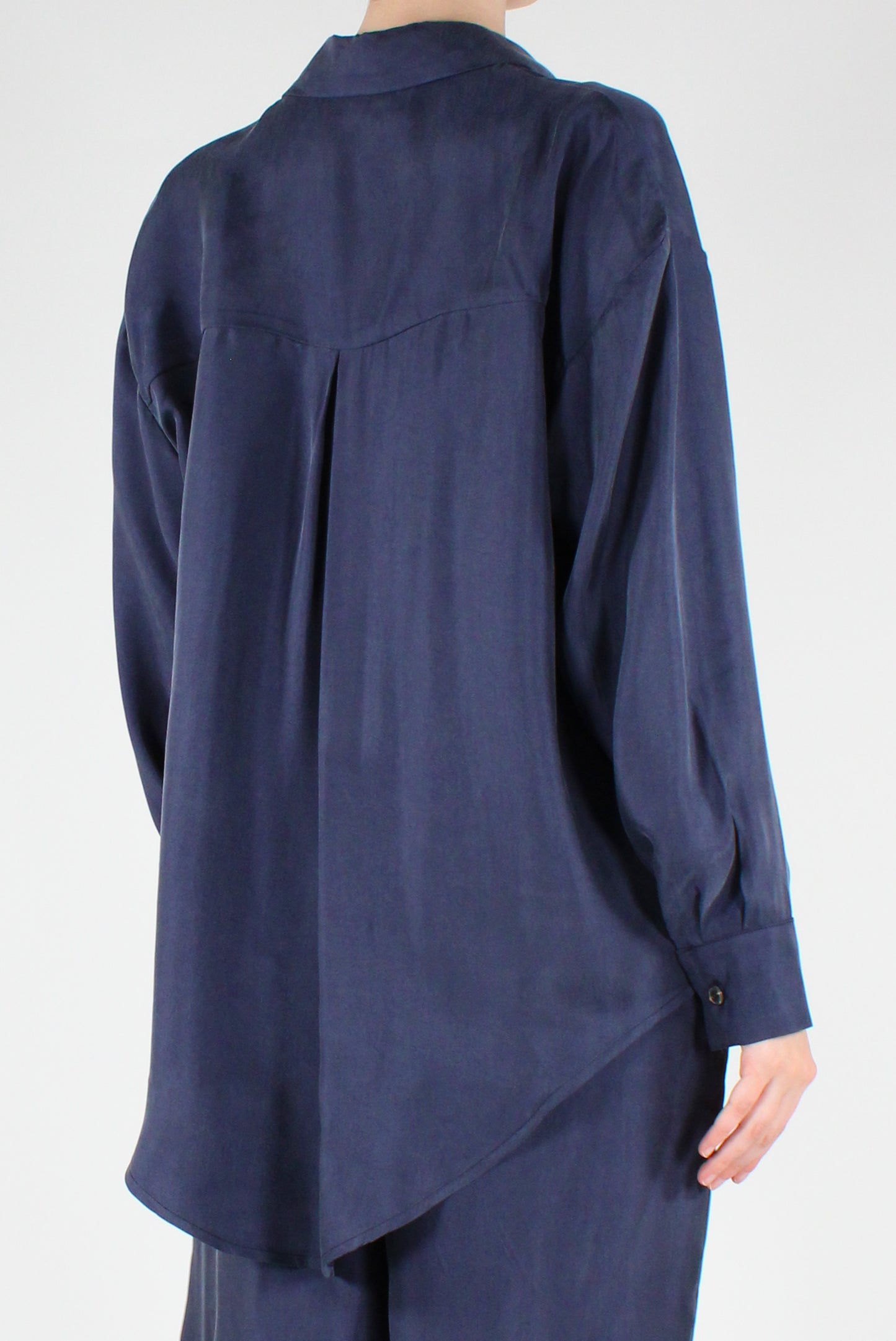 Camicia in Cupro con Tasca