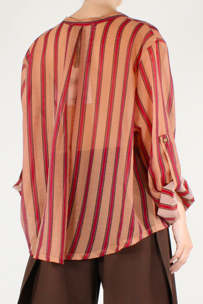 Camicia Coreana a Righe