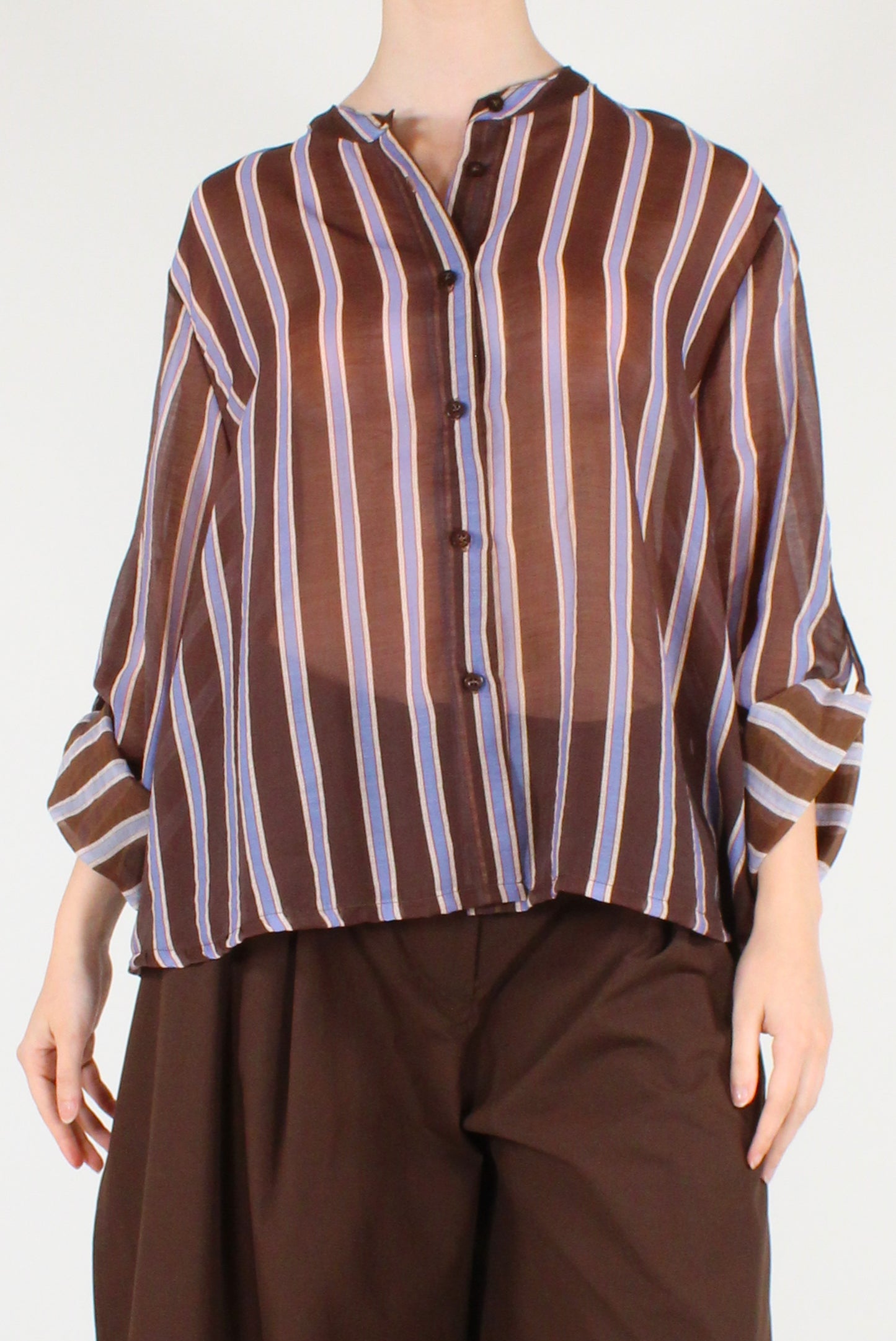 Camicia Coreana a Righe