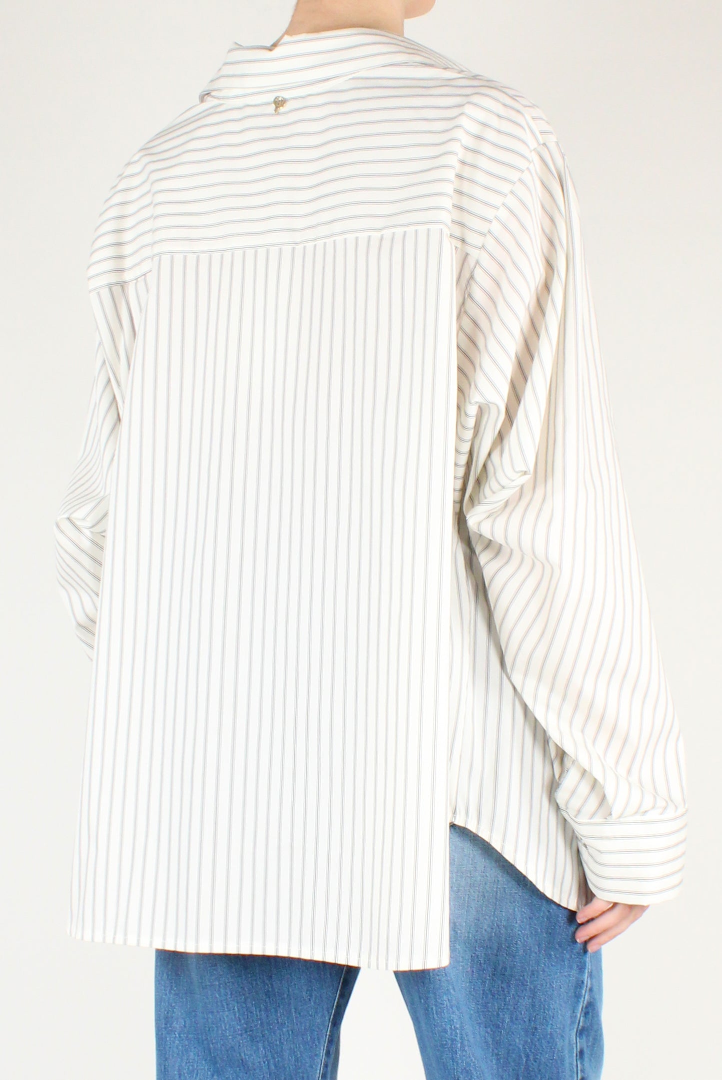 Camicia Gessata Over