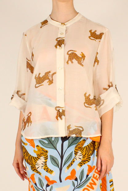 Camicia Stampa Ghepardo