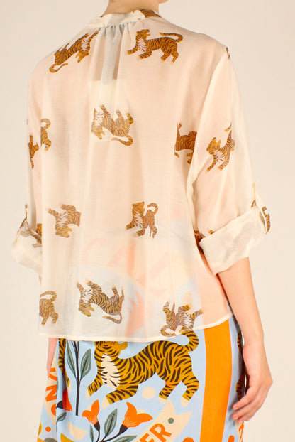 Camicia Stampa Ghepardo