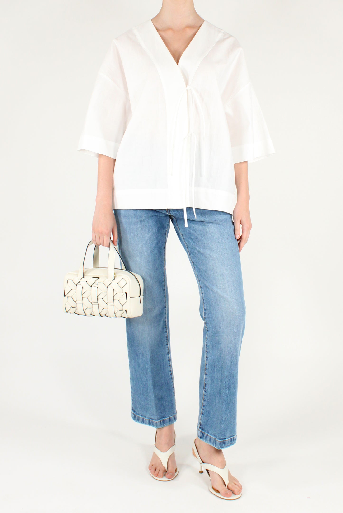 Camicia Kimono Misto Cotone