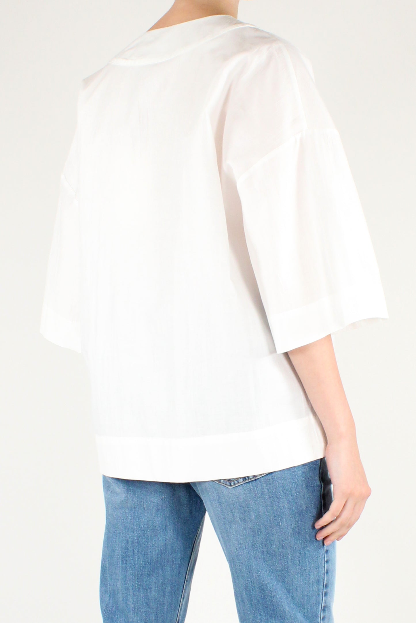 Camicia Kimono Misto Cotone