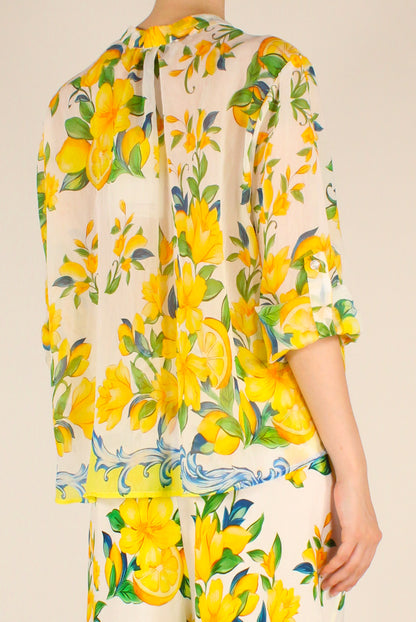 Camicia Stampa Limoni in Mussola