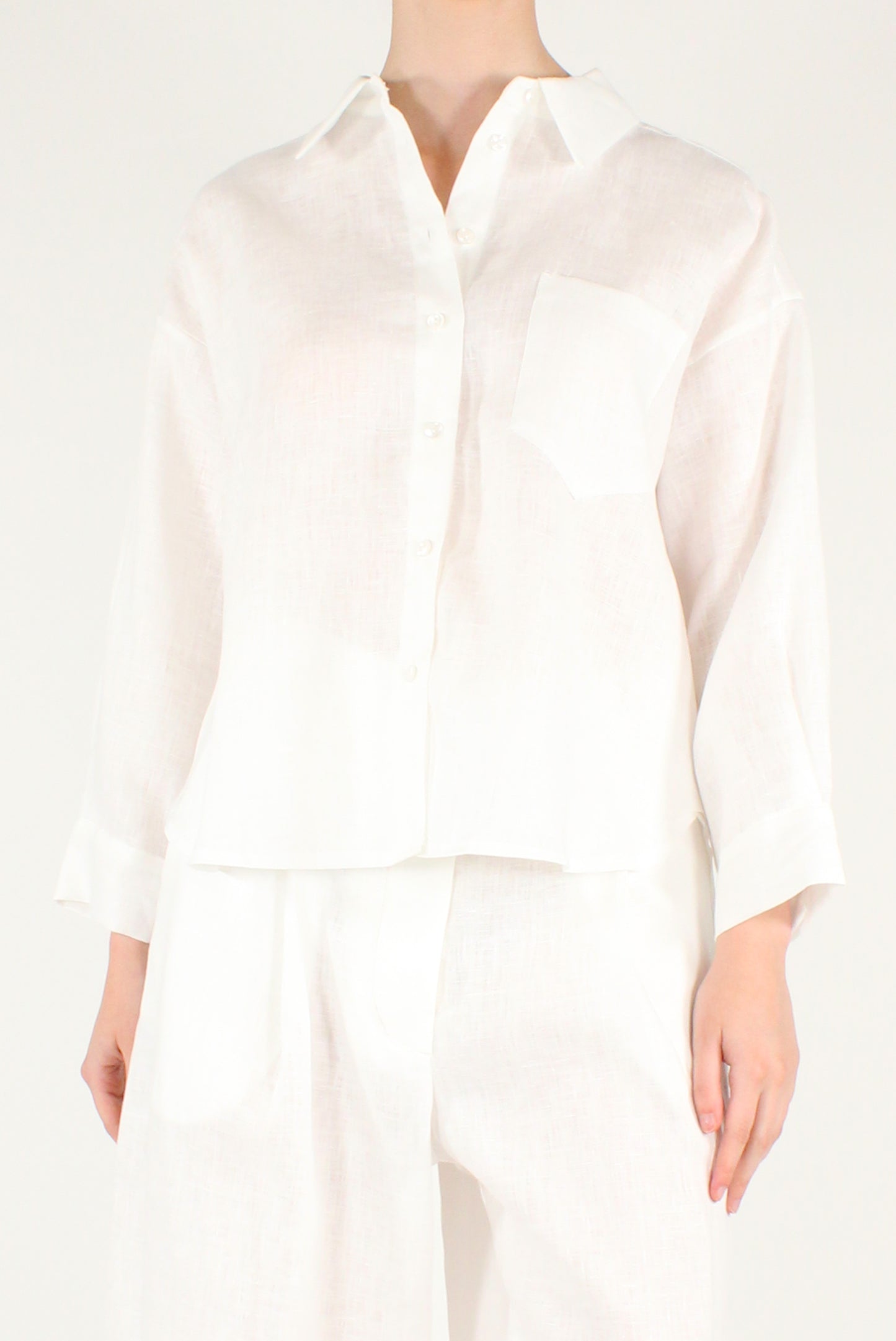 Camicia in Lino a Scatoletta