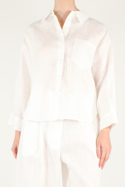 Camicia in Lino a Scatoletta