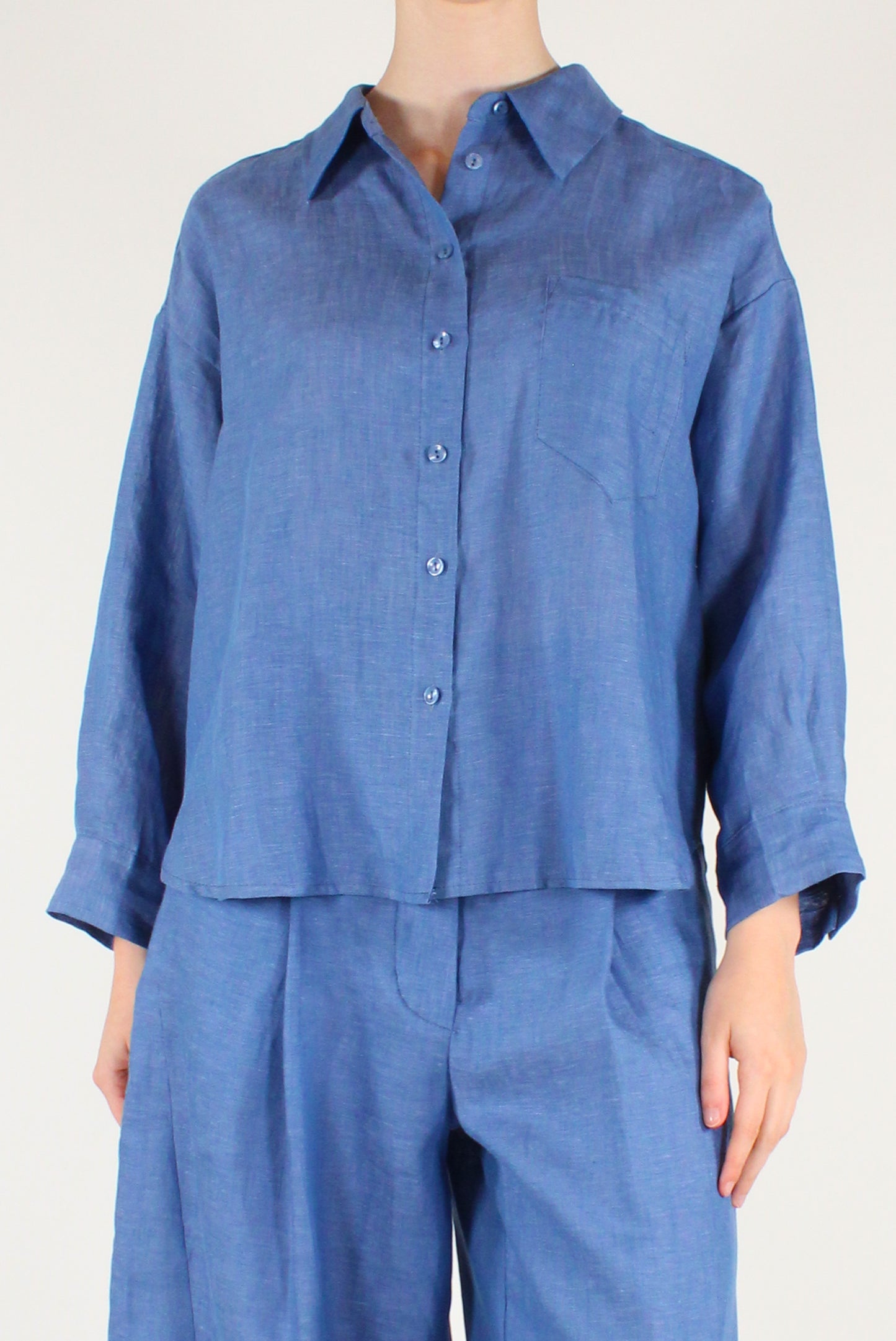 Camicia in Lino a Scatoletta