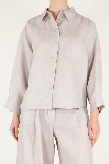 Camicia in Lino a Scatoletta