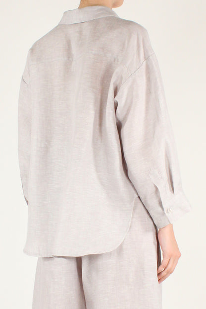 Camicia in Lino a Scatoletta