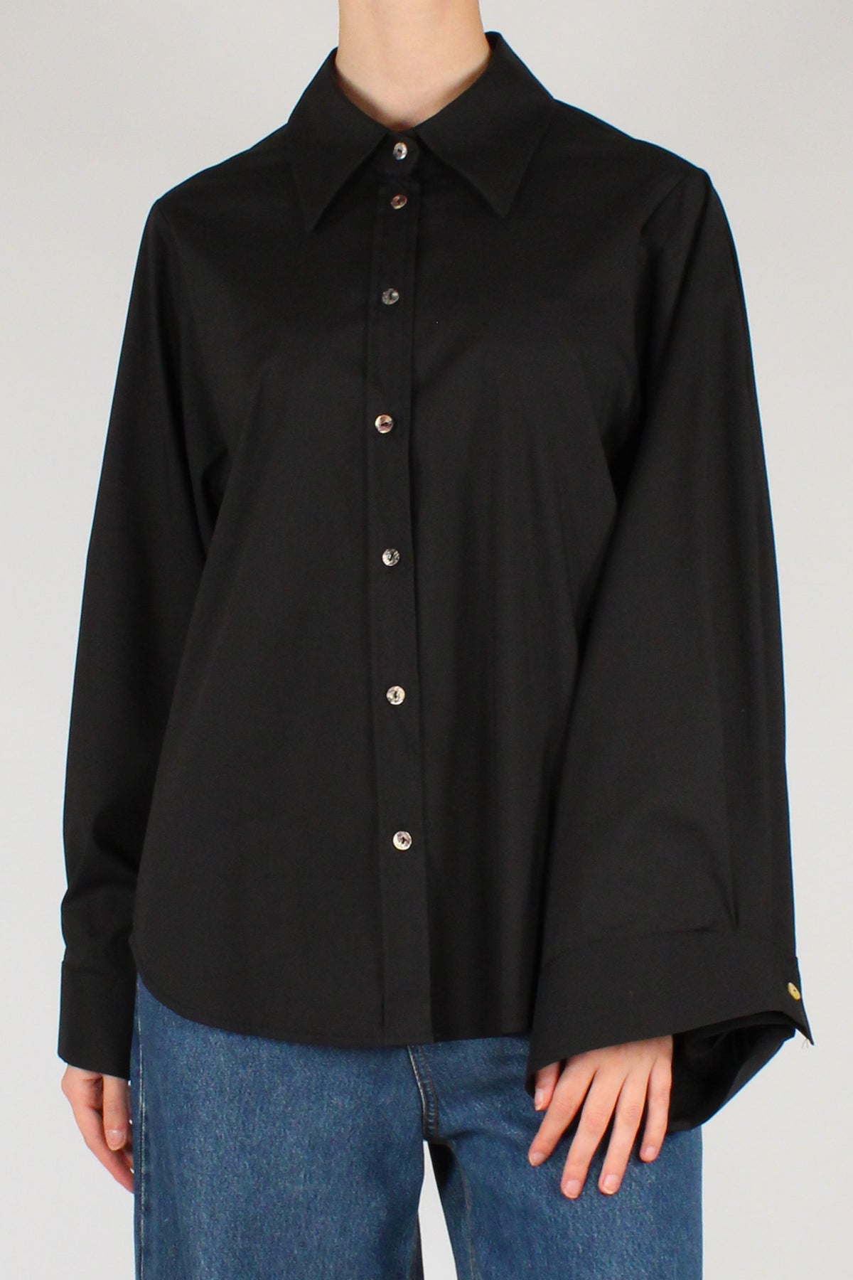 Camicia a Maniche Ampie Regolabili