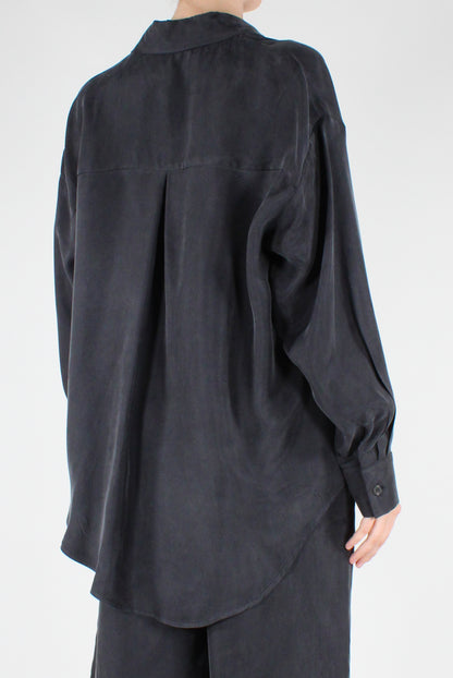 Camicia in Cupro con Tasca