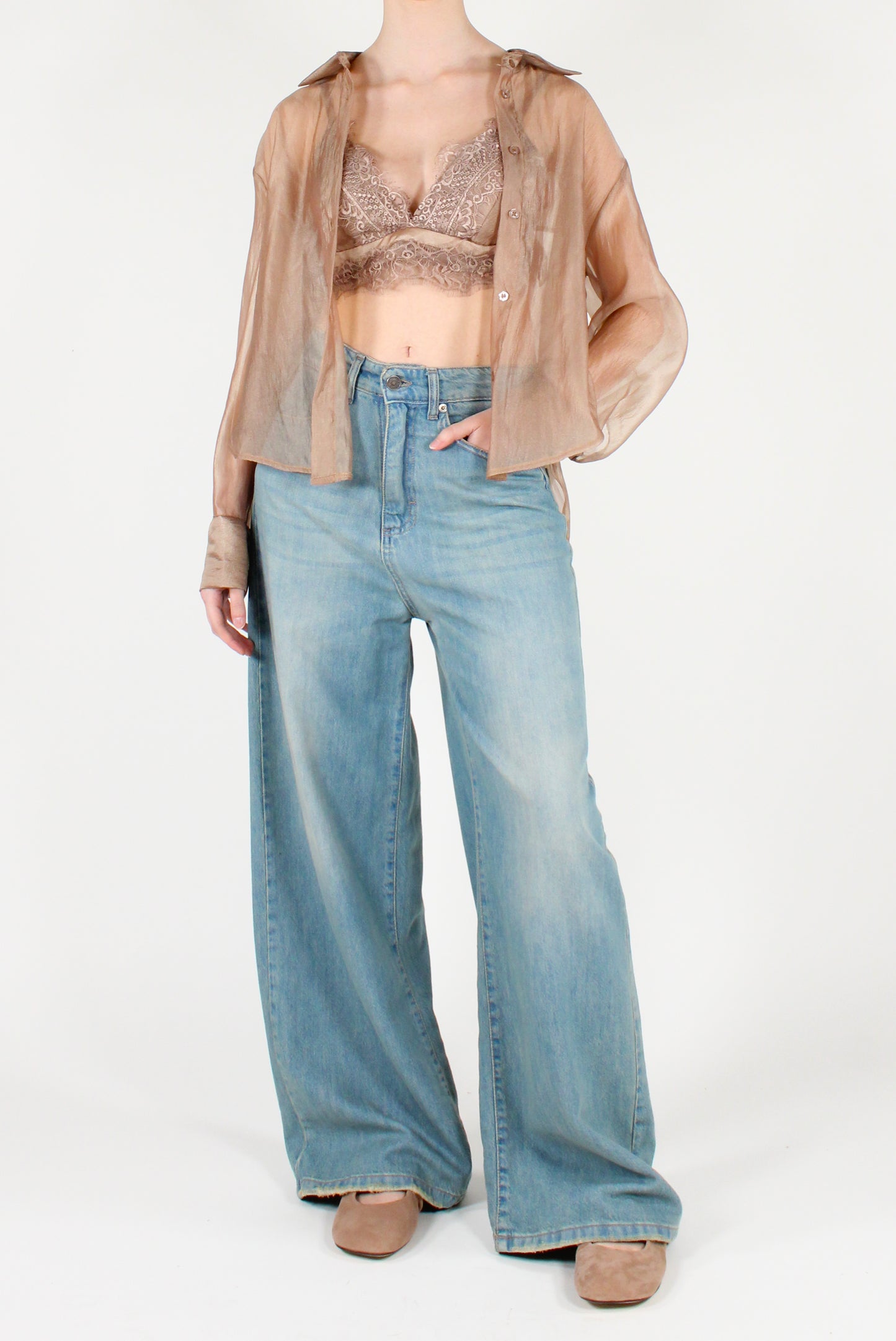 Organza Shirt with Top