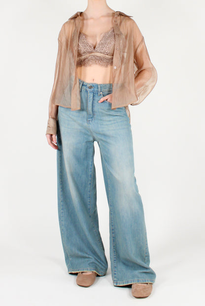Organza Shirt with Top