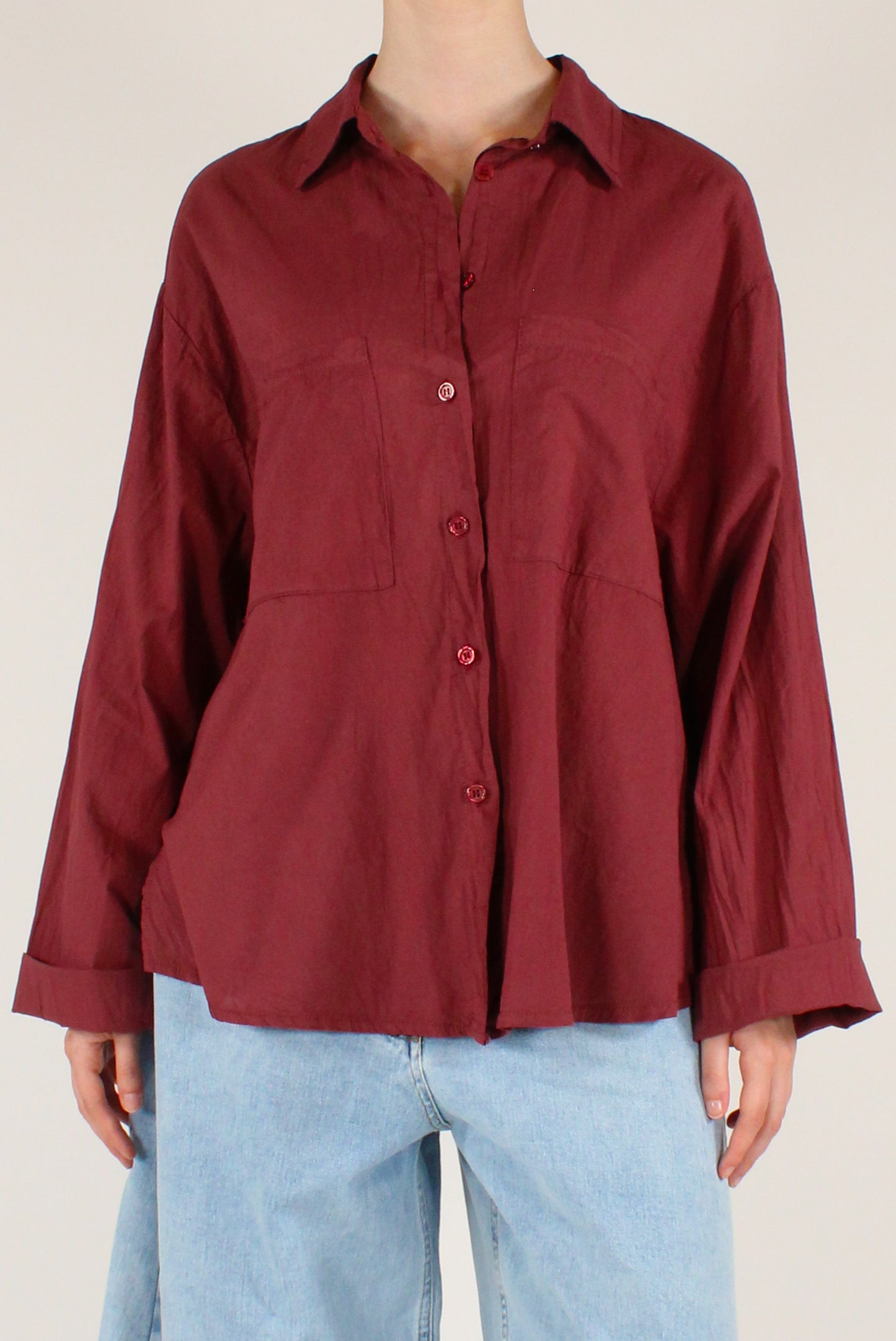 Camicia Over in Cotone