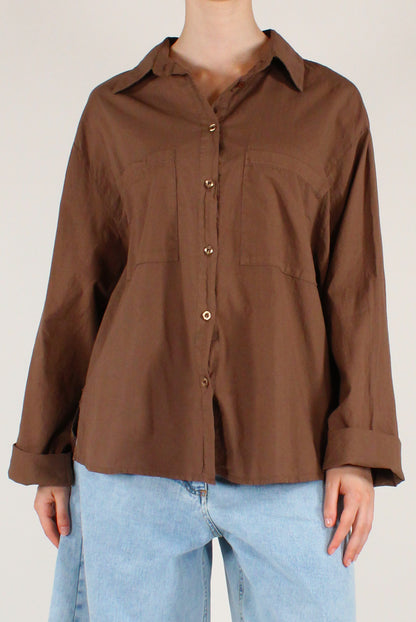 Camicia Over in Cotone