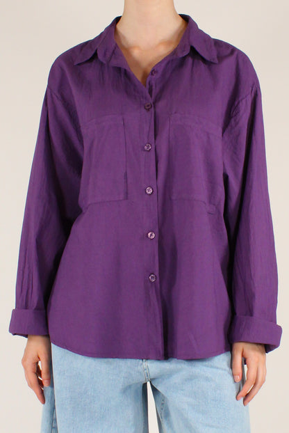 Camicia Over in Cotone