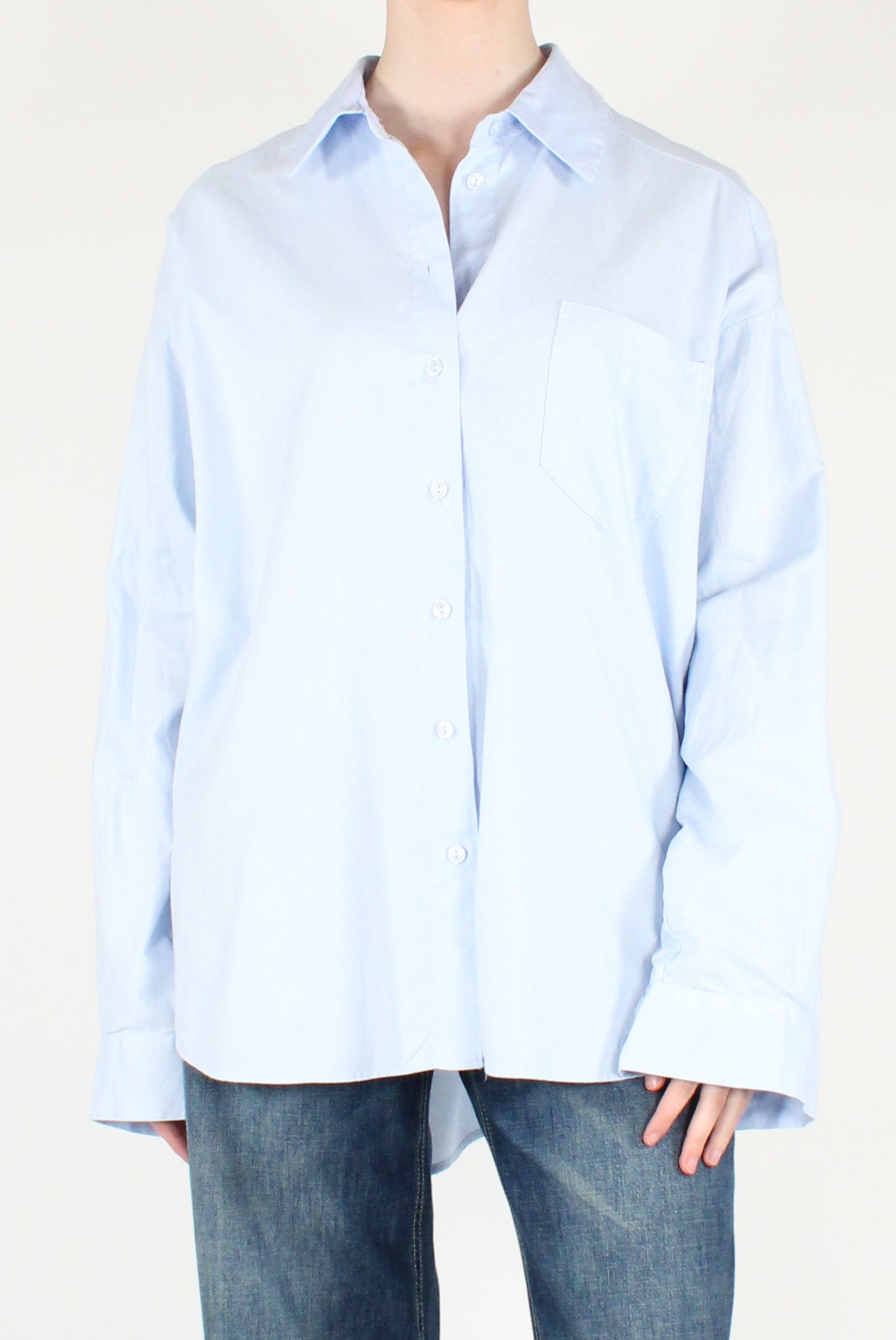 Camicia Over Punto Piquet