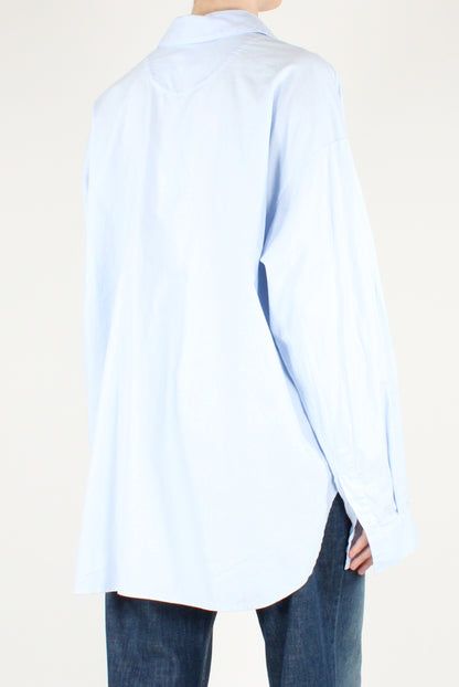 Camicia Over Punto Piquet