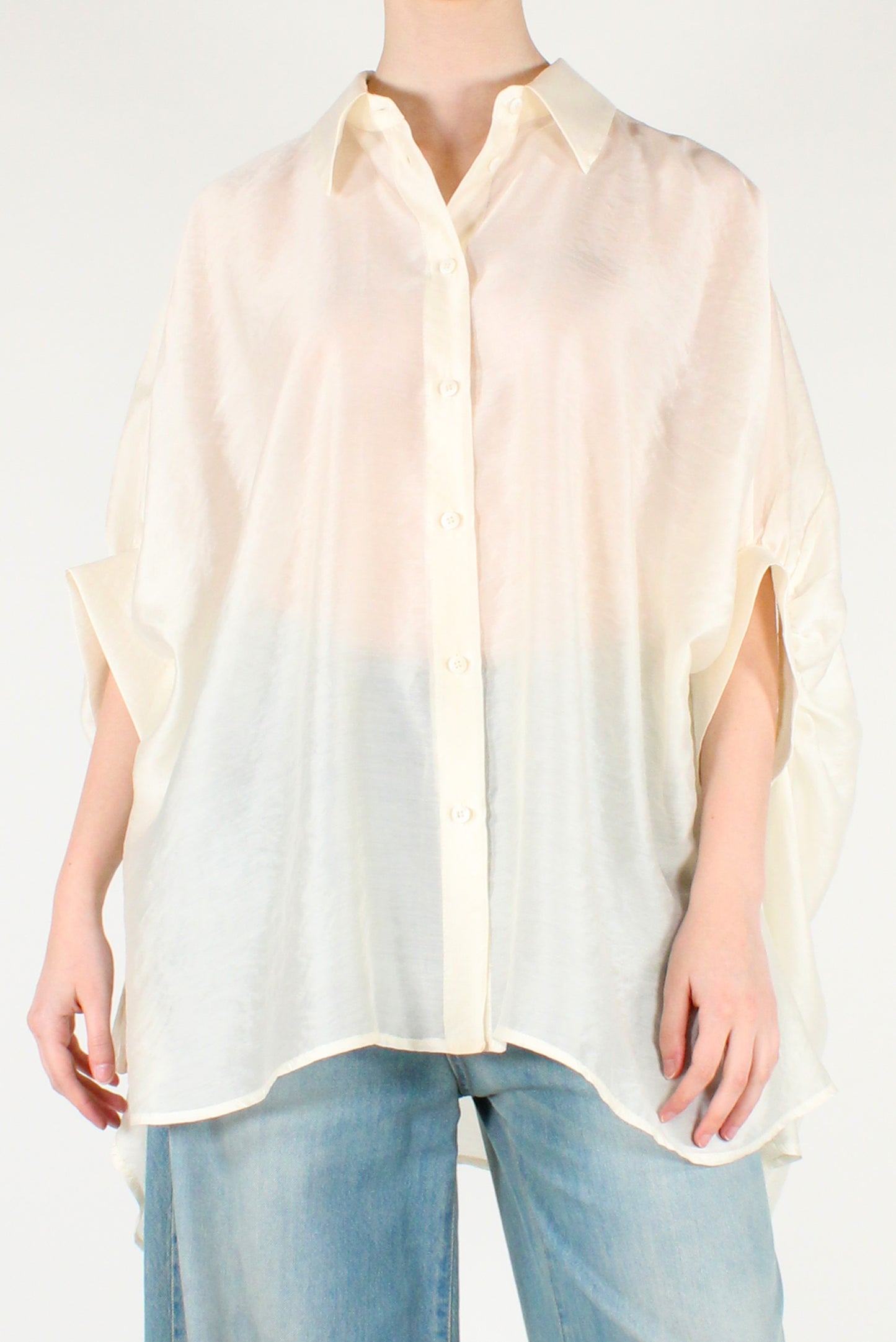 Camicia Over in Mussola Lyocell