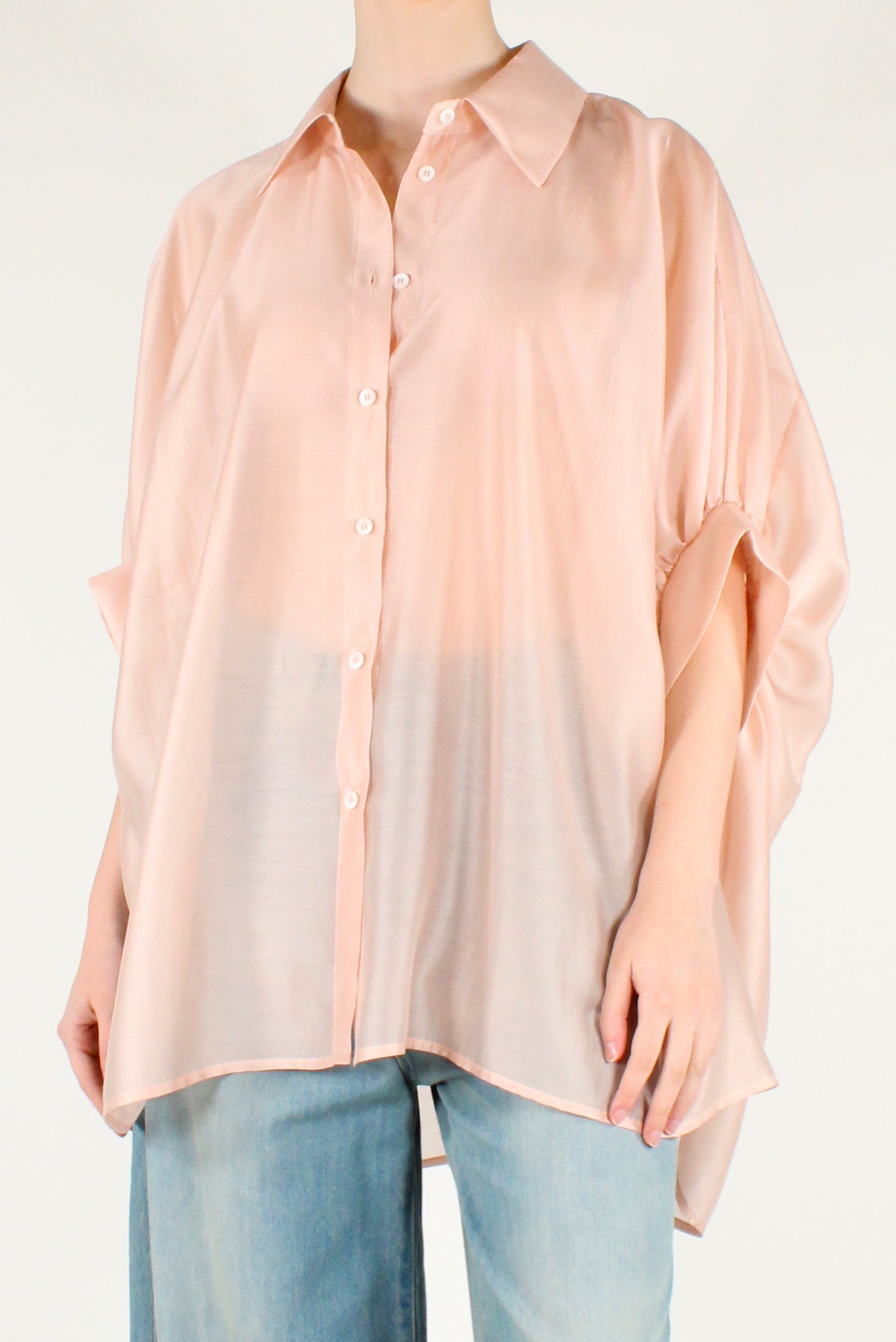 Camicia Over in Mussola Lyocell