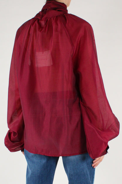 Blusa Over con Fiocco