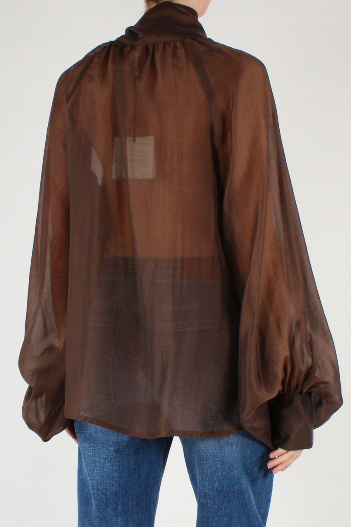 Blusa Over con Fiocco