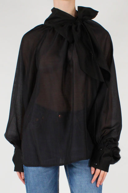 Blusa Over con Fiocco