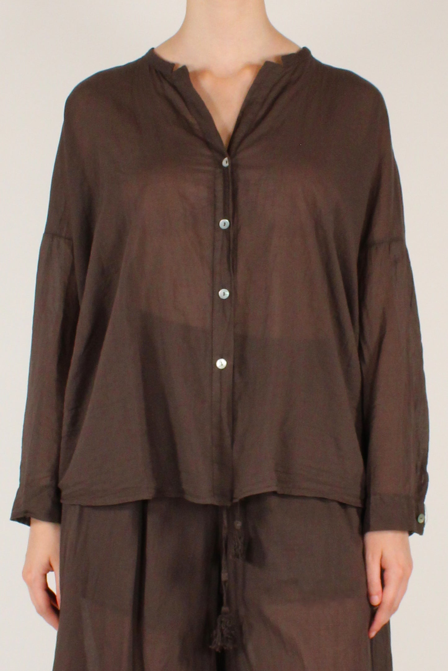 Camicia Over in Mussola