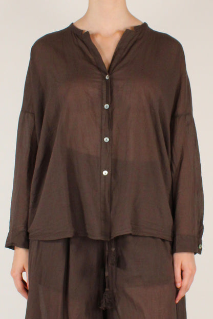 Camicia Over in Mussola