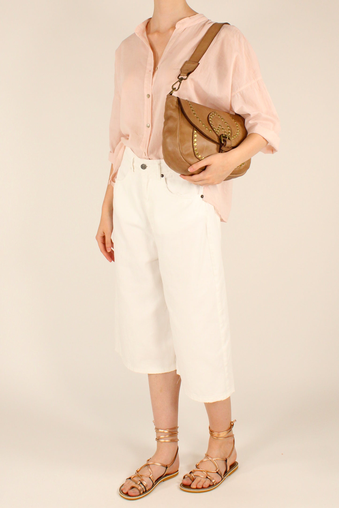 Camicia Over in Mussola di Cotone