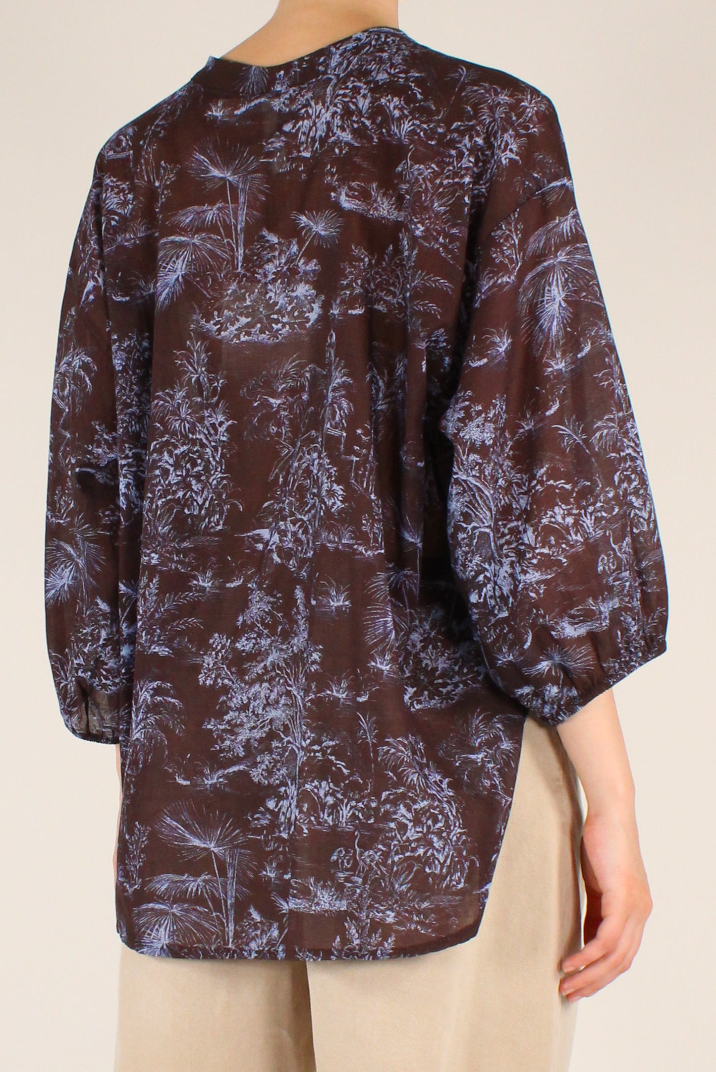Camicia Stampa Toile de Jouy