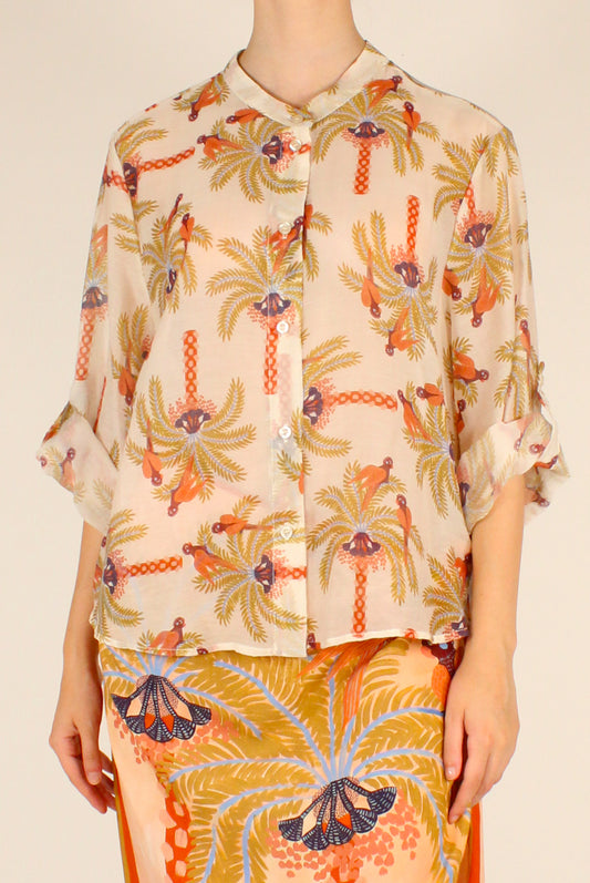 Camicia Stampa Pavoni