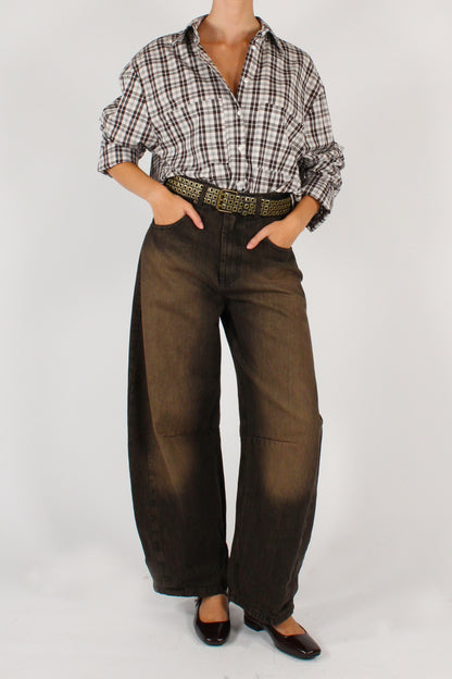 Camicia a Quadretti con Tasche