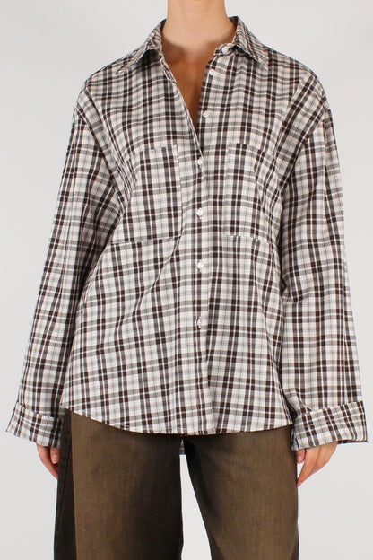 Camicia a Quadretti con Tasche