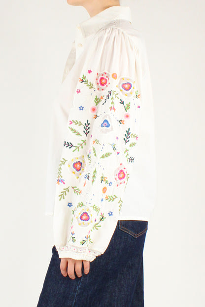 Camicia Ricami con Perline