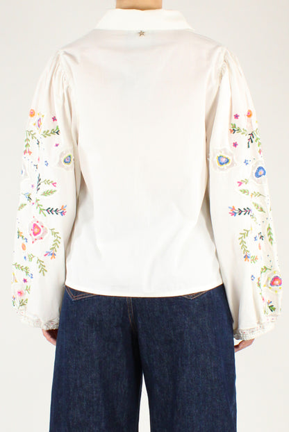 Camicia Ricami con Perline