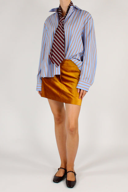 Camicia a Righe con Cravatta