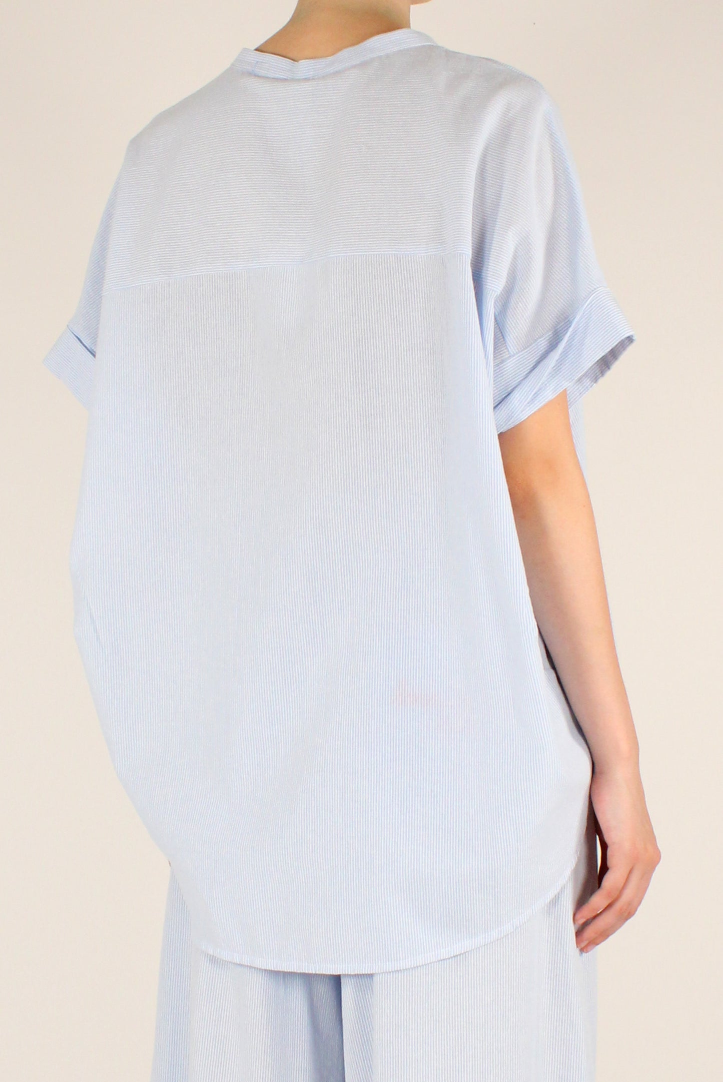 Camicia Over da Donna a Righe Ricamo Love in the Sun