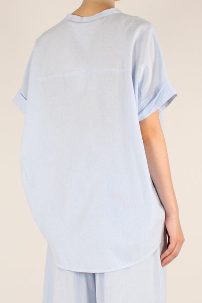 Camicia Over da Donna a Righe Ricamo Love in the Sun