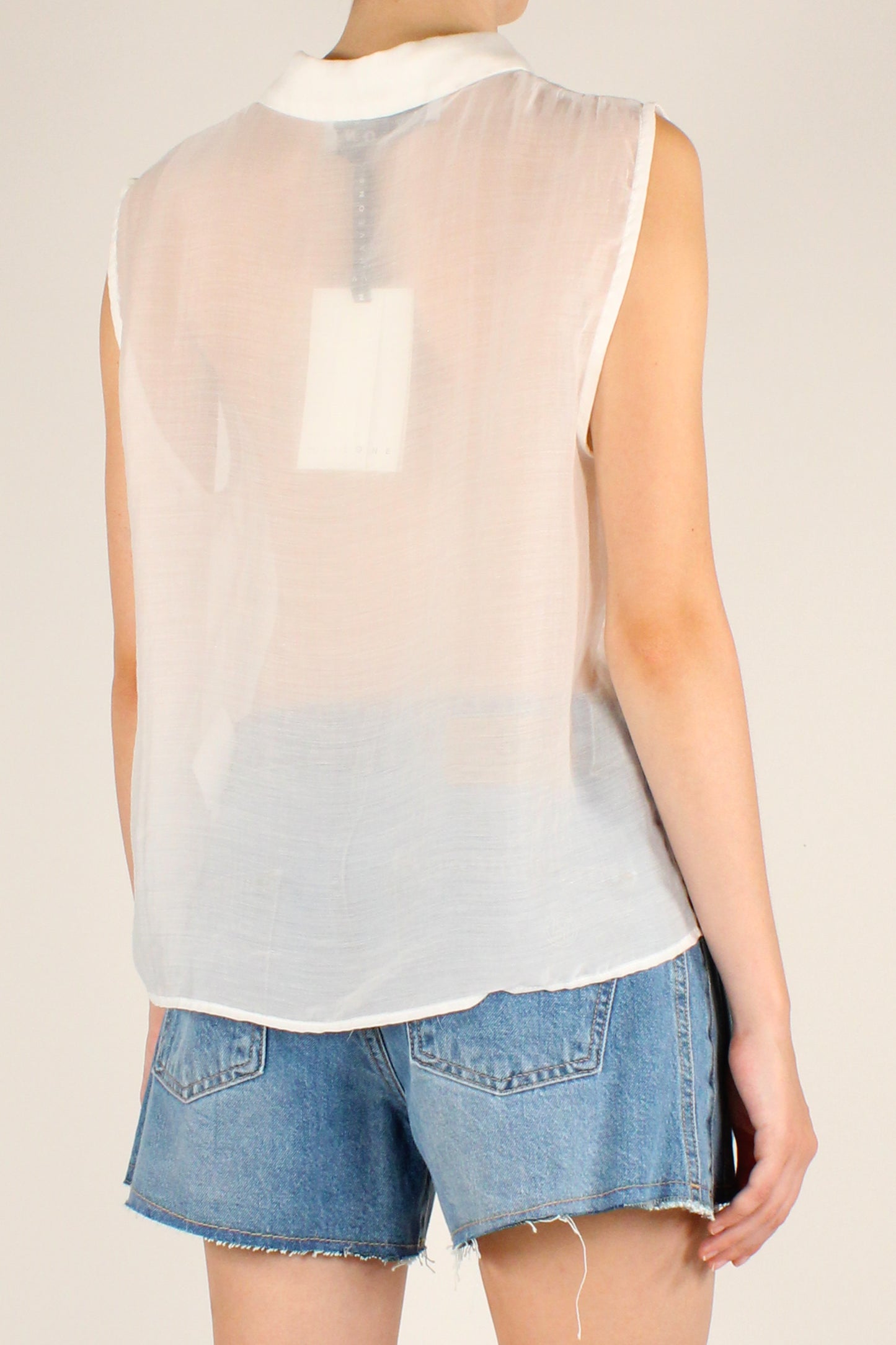 Camicia Smanicata in Mussola di Lyocell