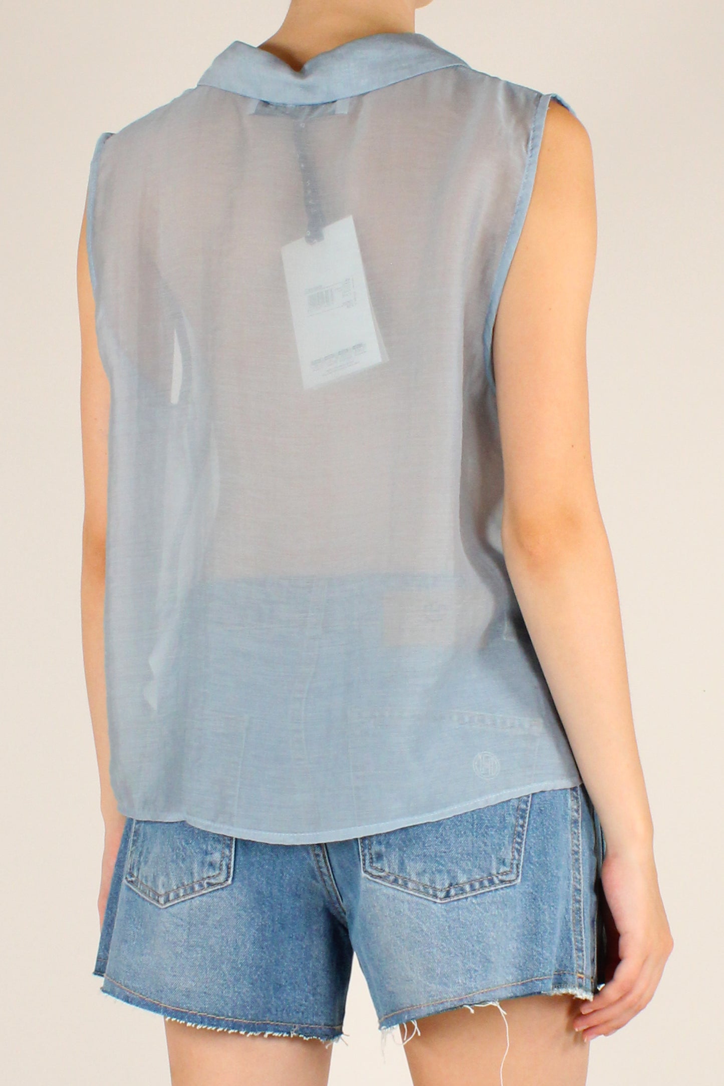 Camicia Smanicata in Mussola di Lyocell