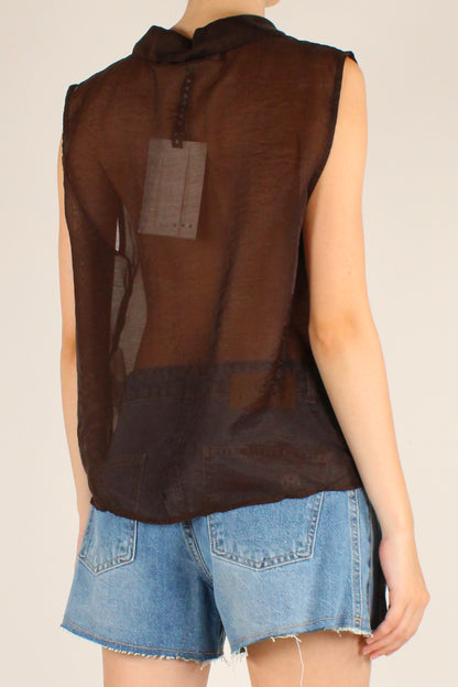 Camicia Smanicata in Mussola di Lyocell